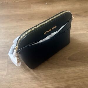 Michael Kors black leather purse
